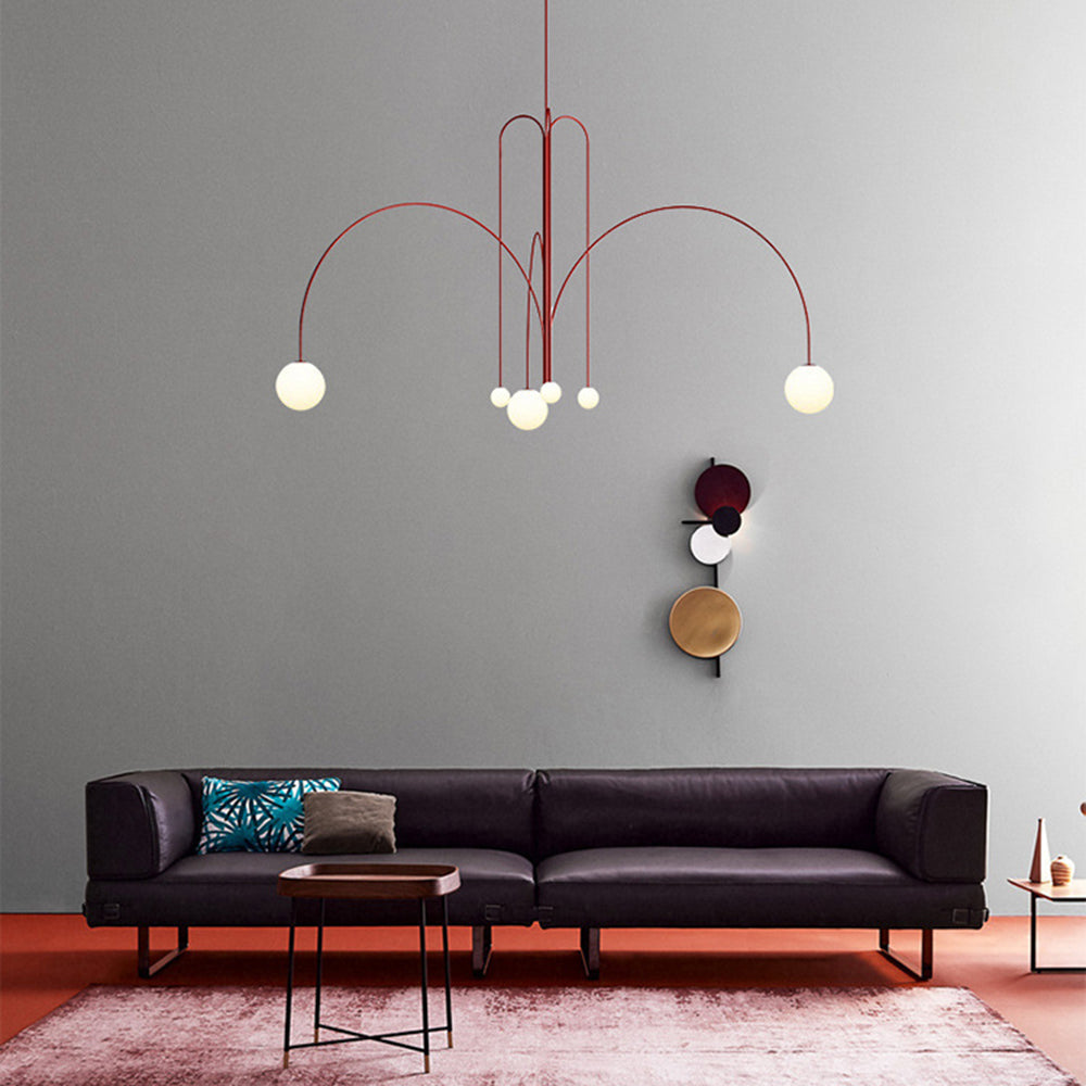 Arisha Modern LED Pendelleuchte Schwalz/Gold/Rose Esstisch/Schlaf/Wohnzimmer