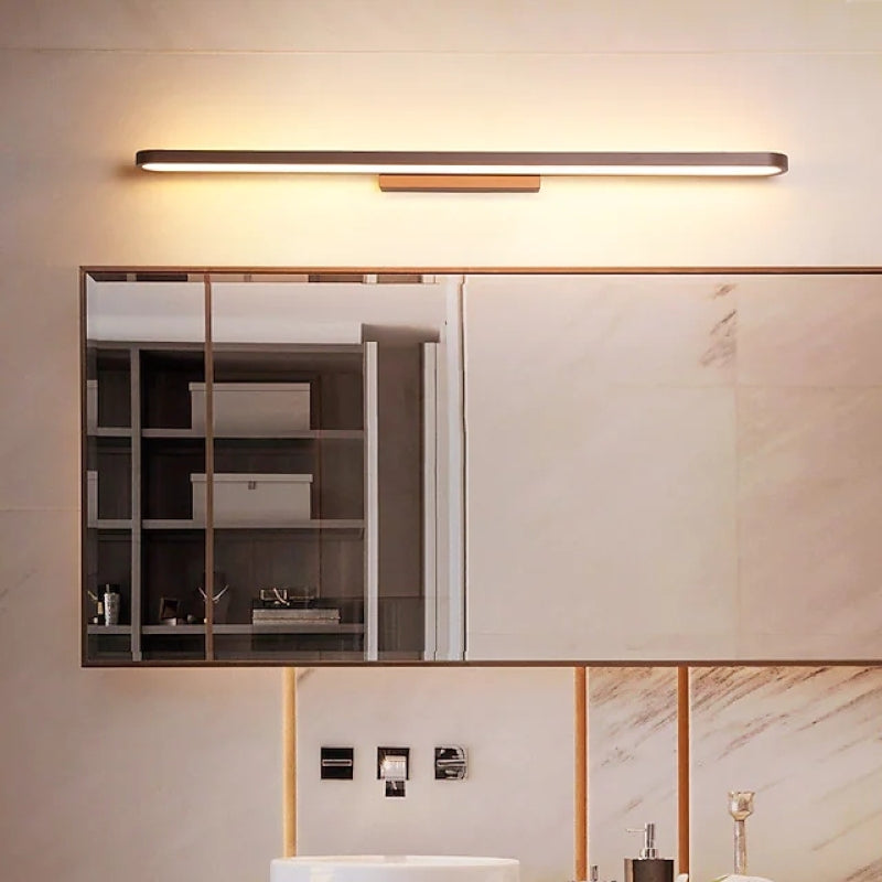 Arisha Modern Wandleuchte Linear, Kaffee, Schlafzimmer/Badezimmer, Metall