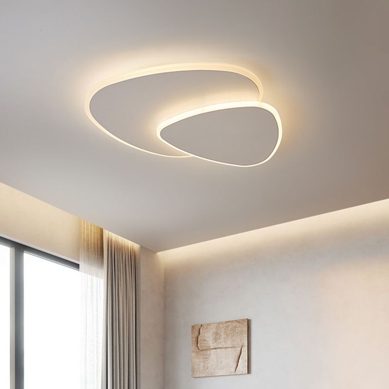 Arisha Modern Deckenleuchte Weiß Wohn/Schlafzimmer Metall Acryl