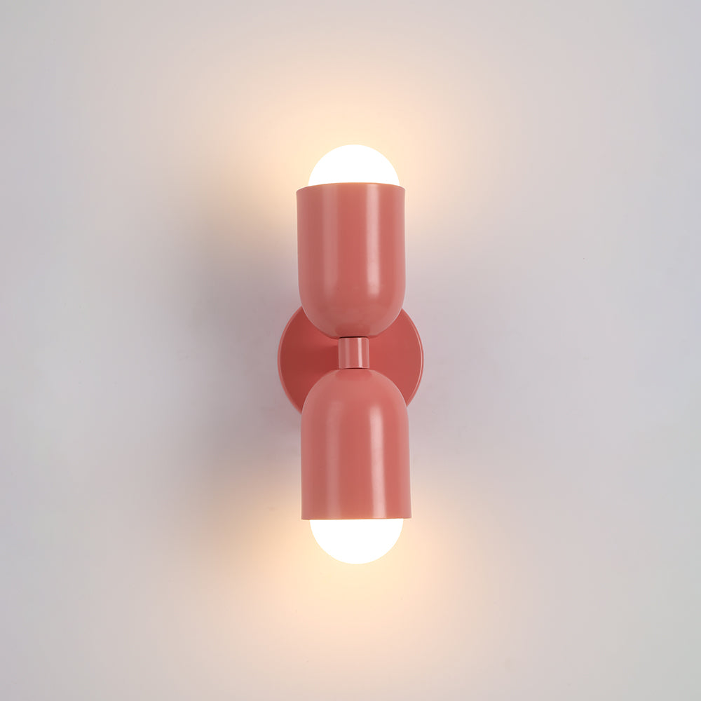 Aria Wandleuchte 2 Flamming Modern LED Schwarz Innen/Flur