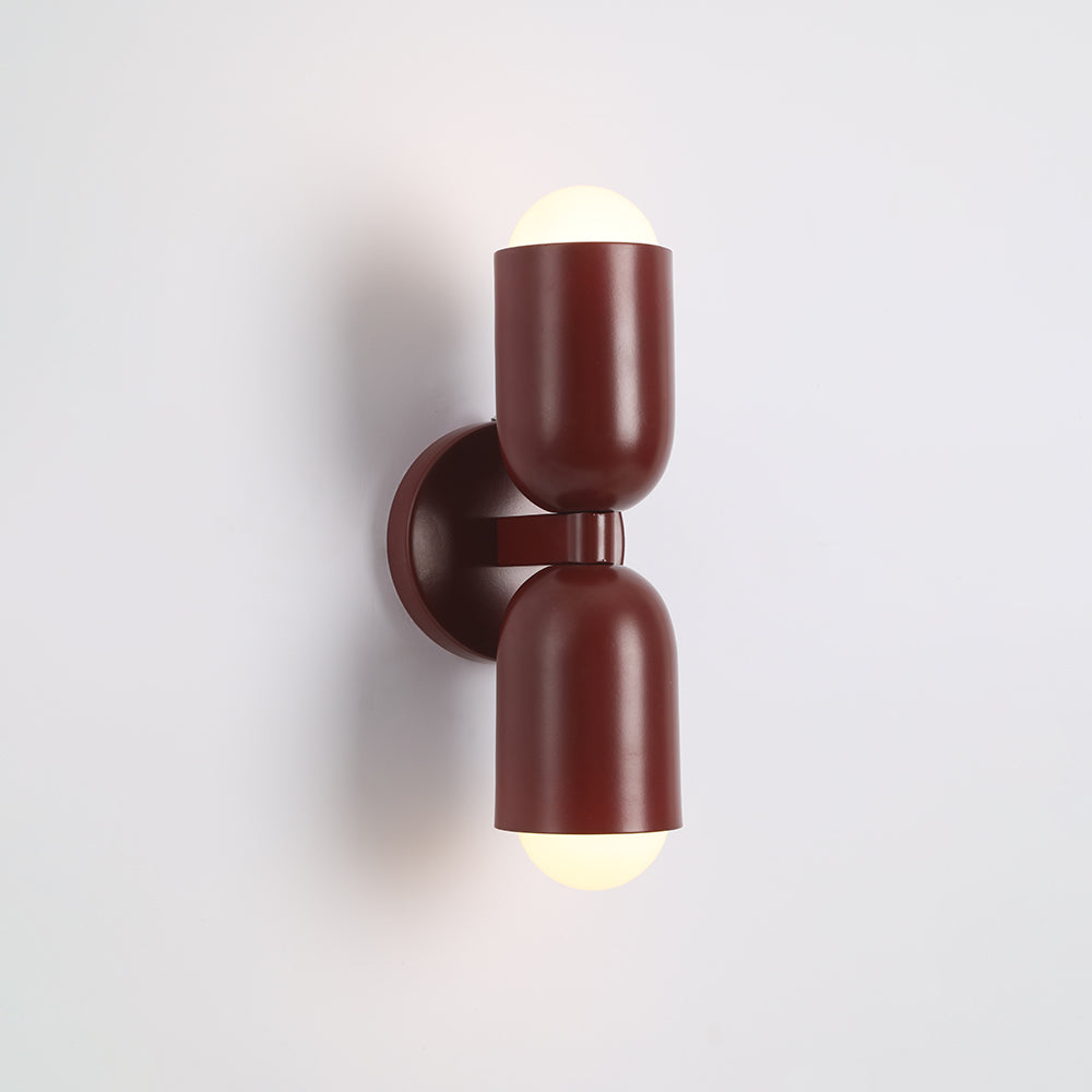Aria Wandleuchte 2 Flamming Modern LED Schwarz Innen/Flur