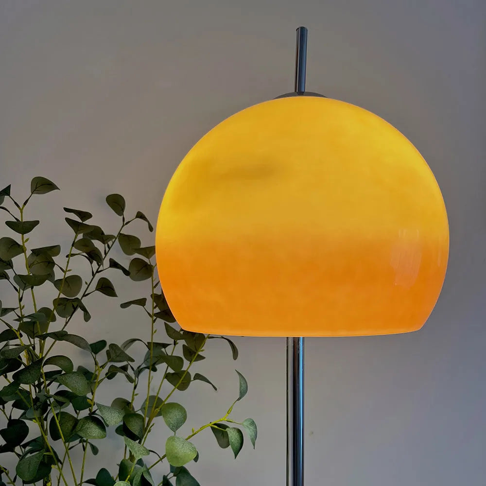 Mira Sunset Design Stehlampe Gelb Wohnzimmer/Kinderzimmer Glas