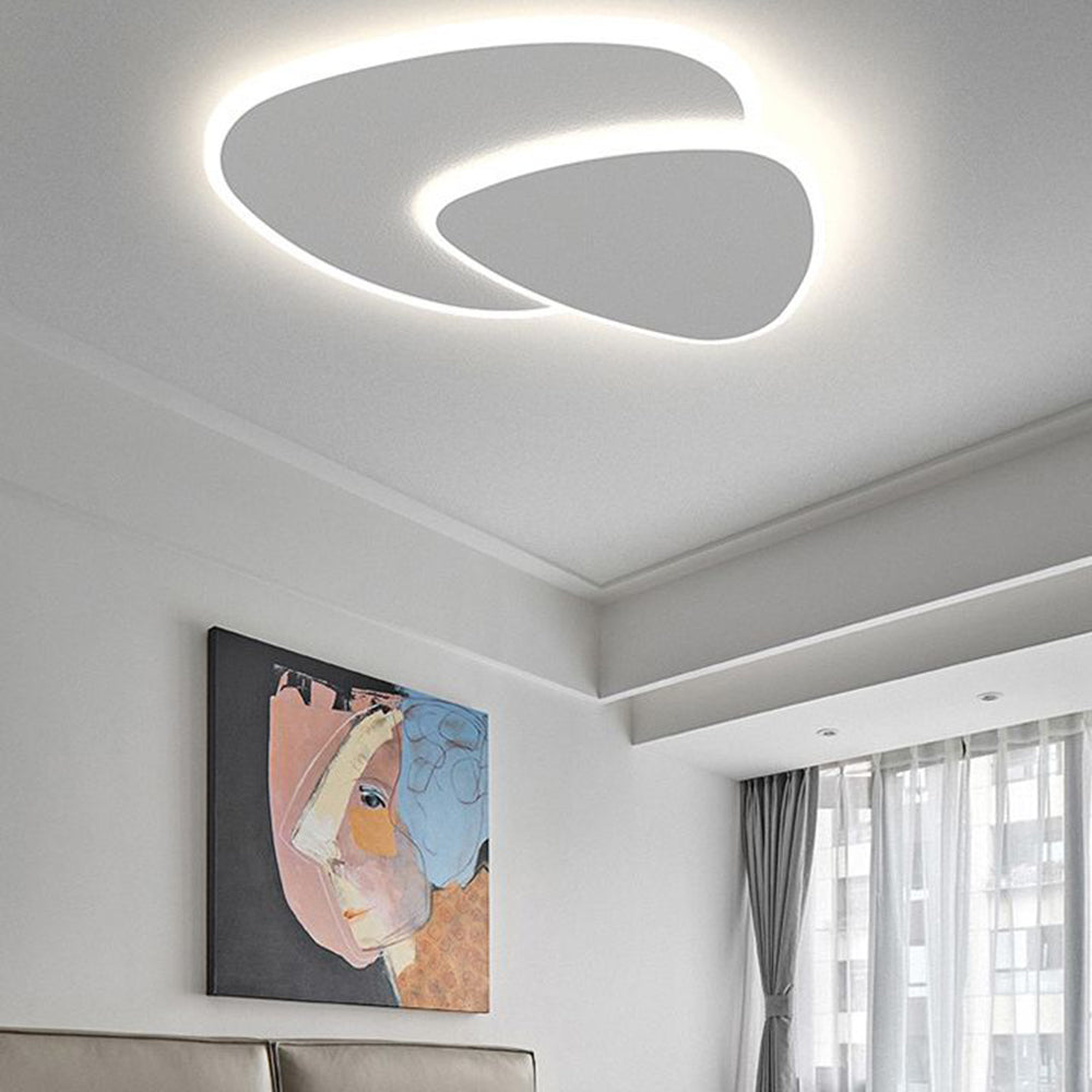 Arisha Modern Deckenleuchte Weiß Wohn/Schlafzimmer Metall Acryl