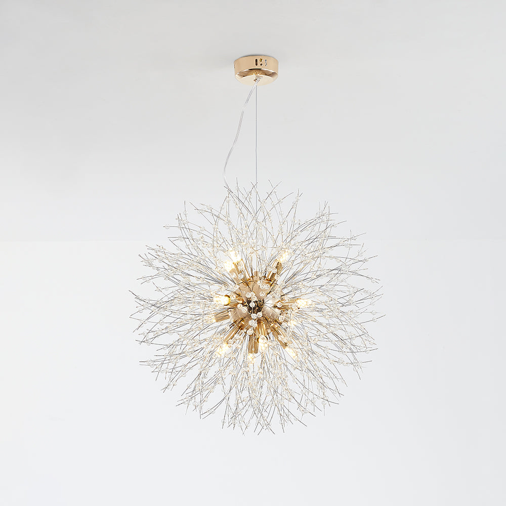 Kristy Pendelleuchte Hängelampe Gold Ess/Wohnzimmer Modern Design LED