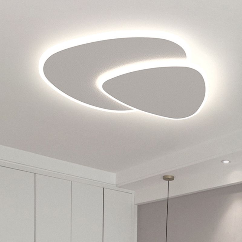 Arisha Modern Deckenleuchte Weiß Wohn/Schlafzimmer Metall Acryl