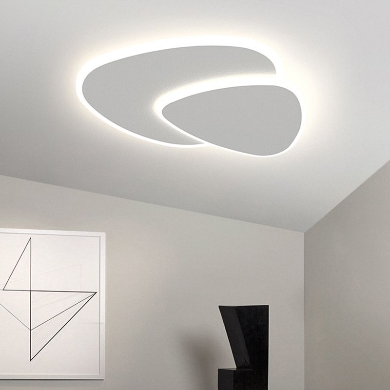 Arisha Modern Deckenleuchte Weiß Wohn/Schlafzimmer Metall Acryl
