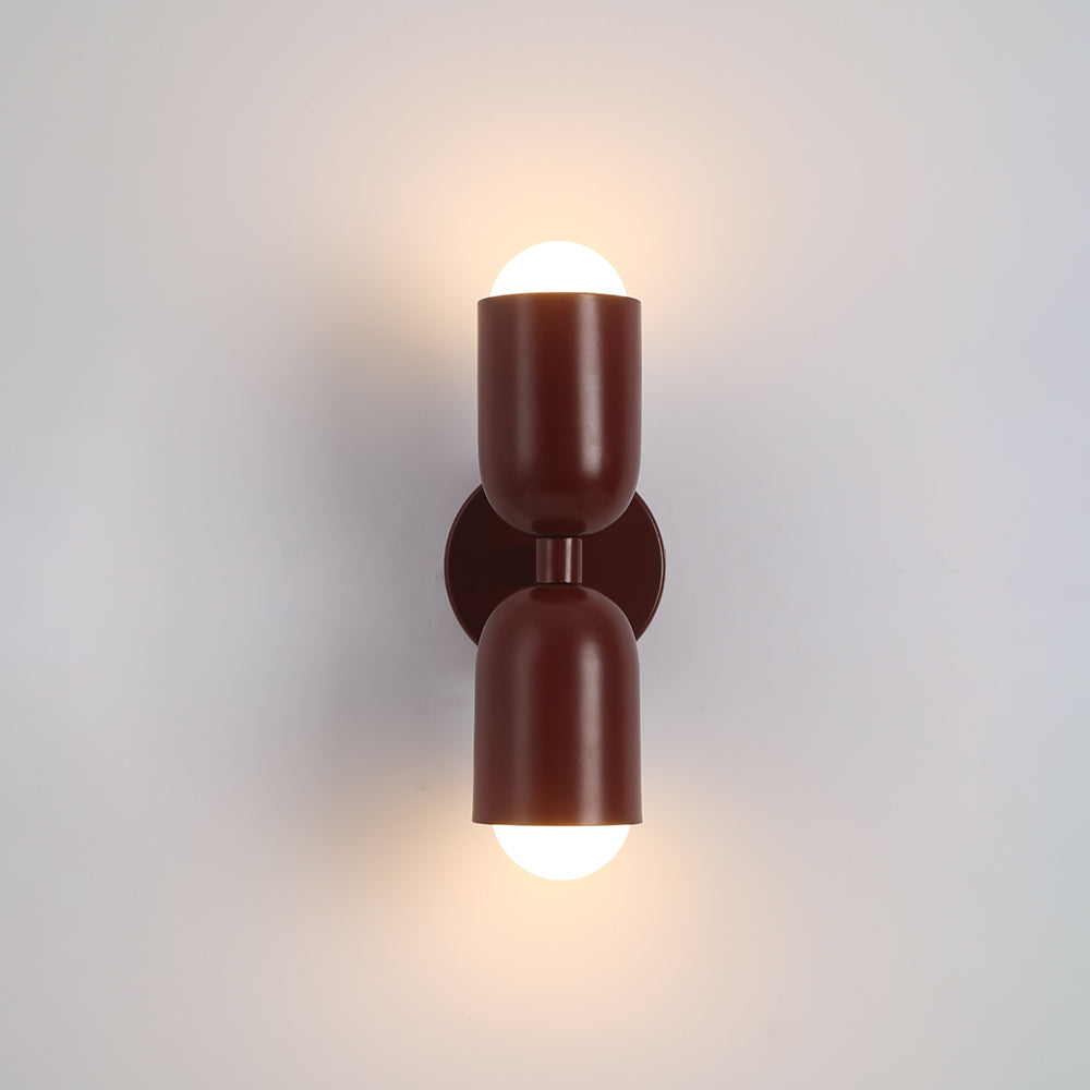 Aria  Wandleuchte 2 Flamming  Modern LED Schwarz Innen/Flur