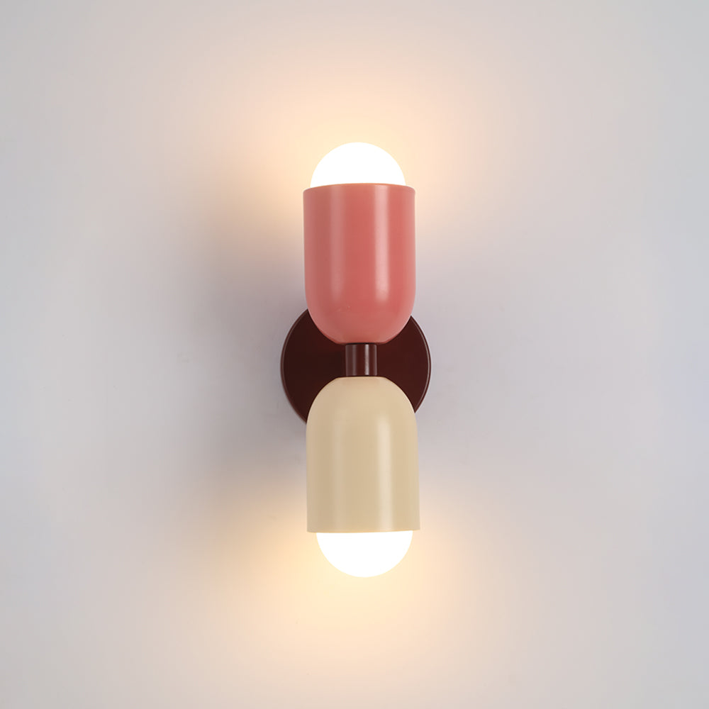 Aria  Wandleuchte 2 Flamming  Modern LED Schwarz Innen/Flur