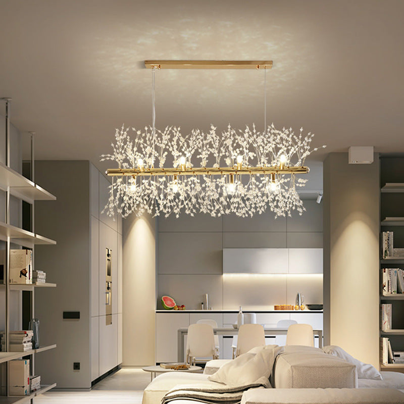 Kristy Pendelleuchte Hängelampe Gold Ess/Wohnzimmer   Modern Design LED