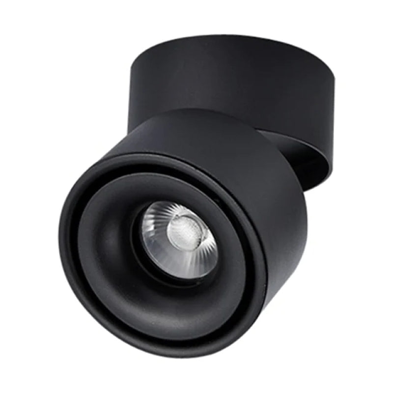 Aim Modern LED Deckenleuchte Schwarz/Weiß Metall Wohnzimmer/Korridor