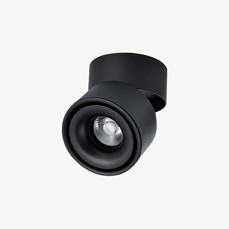 Aim Modern LED Deckenleuchte Schwarz/Weiß Metall Wohnzimmer/Korridor