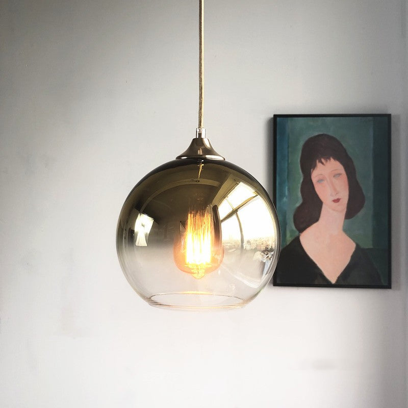 Arisha Modern Kugel LED Pendelleuchte Gold/Silber/Roségold Esszimmer Metall Glas