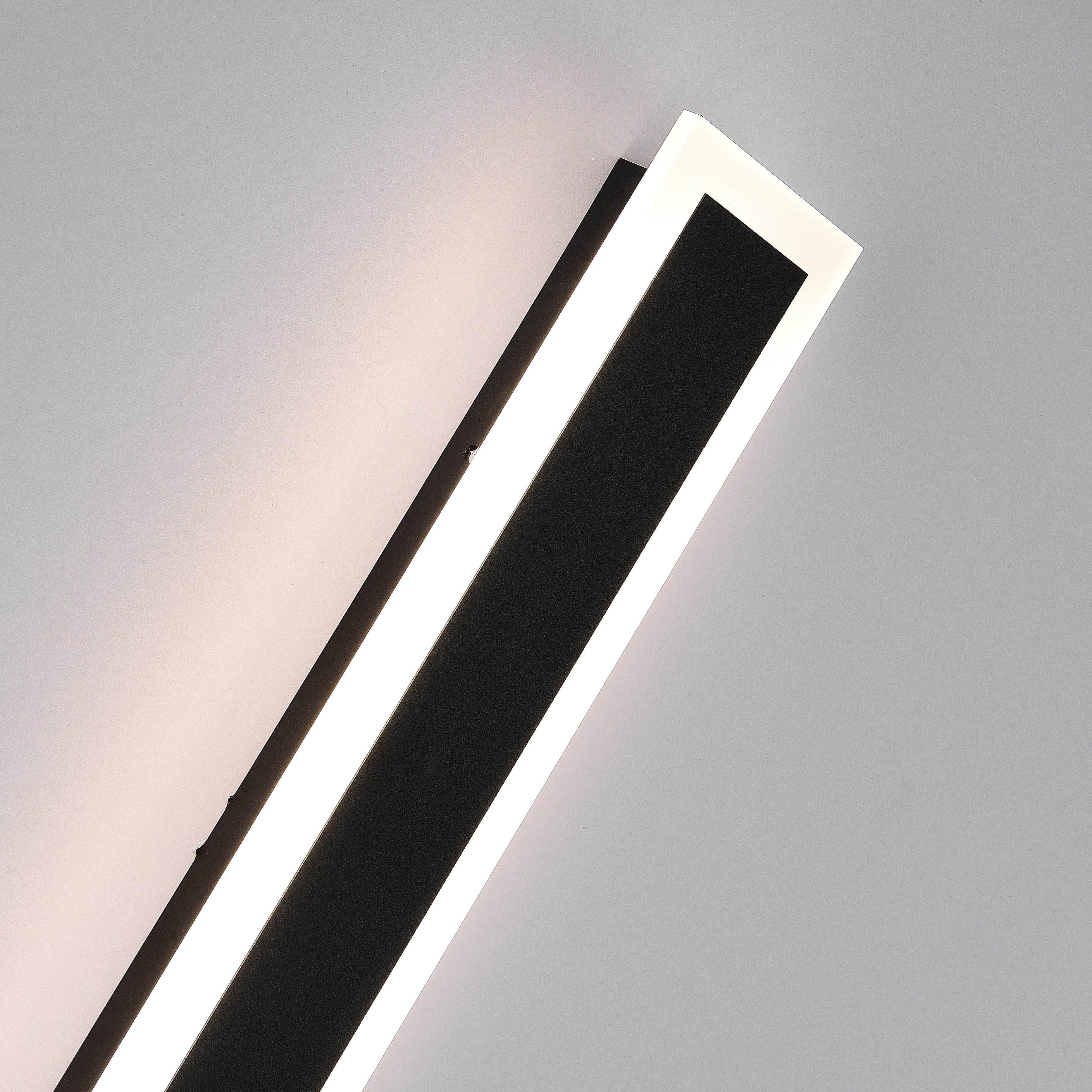 Arisha Modern LED Außenwandleuchte Schwarz Metall Garten/Balkon