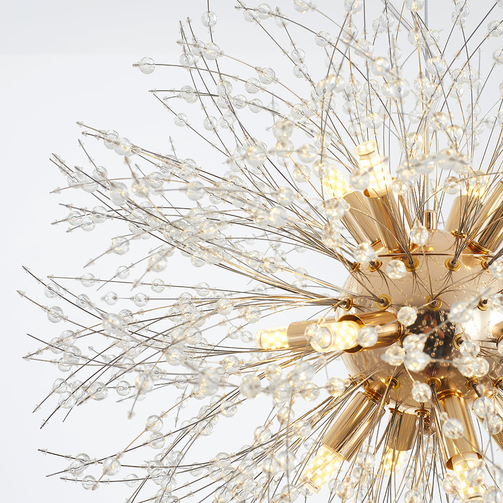 Kristy Pendelleuchte Hängelampe Gold Ess/Wohnzimmer   Modern Design LED