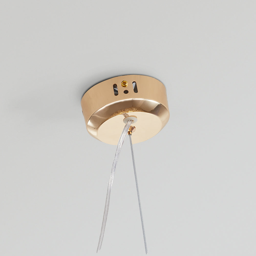 Kristy Pendelleuchte Hängelampe Gold Ess/Wohnzimmer   Modern Design LED