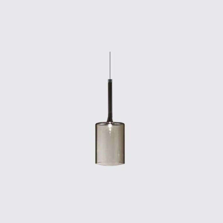 Aria Modern Zylinder LED Pendelleuchte Klar/Rot/Orange/Grau Esstisch Glas