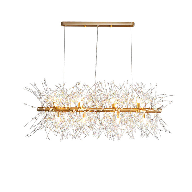 Kristy Pendelleuchte Hängelampe Gold Ess/Wohnzimmer   Modern Design LED