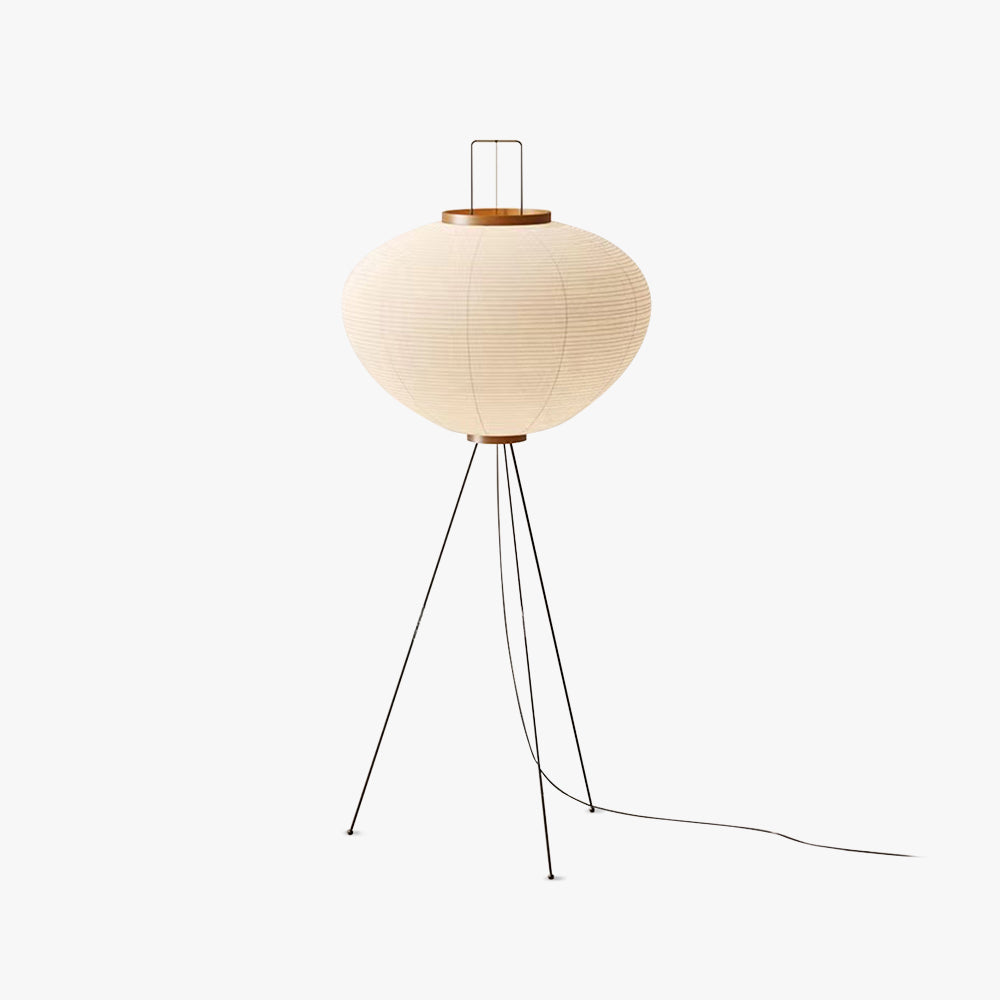 Ritta Minimalistische LED Stehleuchte Weiß Schlaf/Esszimmer Metall&Reispapier