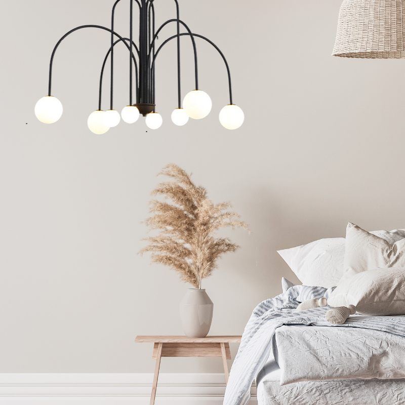 Arisha Modern LED Pendelleuchte Schwalz/Gold/Rose Esstisch/Schlaf/Wohnzimmer